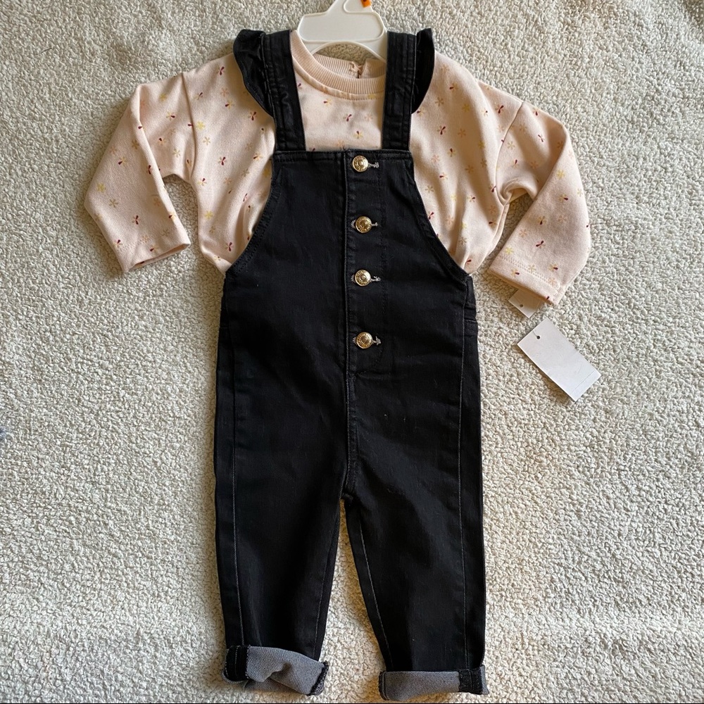 NWT 7 For All Mankind Sweater Overall Set